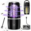 Tiptop Home Lampada Antizanzara, 2 in 1 Lampada Antizanzara Elettrica con Luce UV, Effettiva Antizanzare Elettrico per Giardino Domestico Cucina Interna ed Esterna, Campeggio, Mosche, Falene, Insetti Zanzare