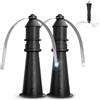 Rizeola Scaccia Mosche, Ventilatore da Tavolo Anti Mosche con Ali Olografiche, Appendibile per Interni ed Esterni, Protezione Insetti Fisica per Campeggio, Giardino e Terrazza - Batterie non incluse 2Pcs