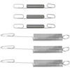 Axorafow Kit molla regolatore per motori tosaerba Briggs Stratton serie 450 o 500 o 550 - 3 set di ricambio con molle anti-sovratensione, struttura in filo di acciaio, finitura argento