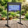 Glamvibe Salon Solar Bug Zapper Outdoor, Potente Zapper Zanzariera, 3500V Elettrico Mosquito Killer, Impermeabile e Portatile, Trappola per insetti Volante Ricaricabile per Patio, Cortile, Giardino, Casa, Campeggio