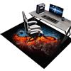 KQIEJUY Tappeto Sedia Ufficio Gaming, Tappeto Salvapavimento 70 x 100 cm, Tappeto Sedia Gaming/Tappeto Ufficio, Tappeto Per Sedia Con Ruote, Tappeto Gaming Pavimento, Tappetino Protettivo per Pavimenti Duri