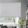 STOR PLANET | Tende Filtranti Transparenti CALM, Tenda a rullo per Interni, Tende per Cucina, Soggiorno, Camera da letto. Per Finestra e Porta, Installazione Facile | Argento, 100x250cm