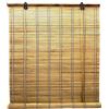 Solagua Tenda a Rullo in bambù, Tenda Pieghevole, Tapparella Avvolgibile per Porte e Finestre, largh. x lungh.= (A.150 x L.225 cm, Marrone)