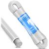 E-RFSEY Filo stendibiancheria da 51 m con anima in acciaio, resistente, extra forte, con una capacità di carico di 220 kg, antiruggine e impermeabile, per giardino (4 mm)