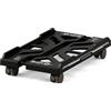 Stoucla Supporto per Pc, Supporto per Cpu Mobile, Accessori per Computer, con Quattro Ruote per Giocatori, Casa, Ufficio (Nero)
