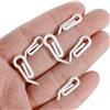 Byour3-150 Ganci Universali per Tende Arricciate - Gancetti PVC Alta Resistenza per Fettucce Nastro Fascia Arricciatenda e Riloghe Bastoni Tendine Arricciate Ganci Proboscide (Bianco, 150 pz)