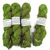Vintageandyou Filato 100g ricoperto di nastro di seta di Sari, gioielli che fanno il taglio - verde pappagallo