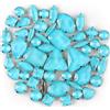 Brillabenny 50 Pietre CASTONI Strass da Cucire Cristallo Vetro Mix CABOCHON Stone Claw DECORI Gioielli Bijoux Abito Scarpe (Acquamarina Jelly)