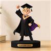 AGEUIRPOD Statuetta Laurea Personalizzata con Foto, Regalo Laurea per Donna Uomo Bomboniere 2D Figurine Decorazioni Per La Laurea Feste, Regalo Maestra (Uomo)