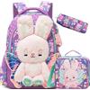 HTgroce Zaino Bambina, Zaino Zainetto Asilo Bambino Scuola Elementari Bimba