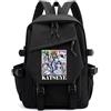 Generisch Mengmiao K-Katseye - Zaino casual, unisex, per scuola e viaggi, zaino scolastico coreano impermeabile, con scomparto per computer portatile e tasche multiple, 42*29*13 CM, Rucksack