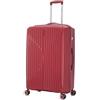 CELIMS - Valigia Grande in Polipropilene 75 cm | Valigia Grande | Bagaglio 75 cm | Lucchetto TSA | 8 ruote a 360° | Rosso