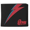 Rocksax David Bowie Lightning Uomo Portafoglio nero poliuretano