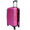 R.Leone Valigia Trolley Bagaglio a mano Rigido Ultraleggero in ABS 4 Ruote Autonome (Rosa, 2037 Valigia 55x40x20cm)