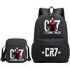 Generic Zaino scolastico leggero 3 pezzi con borsa a tracolla e astuccio, per adolescenti(M)