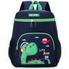 XNDZ Zaino per bambini per asilo nido bambini zaino dinosauro con cinghia toracica asilo scuola zaino all'aperto per 3-6 anni ragazzi ragazze, Dinosauro Navy, Small
