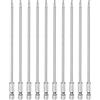 QUARKZMAN 10pz T10 Bit di Sicurezza Torx 1/4 Asta Esagonale 6 Lungo Acciaio S2 aimanté Bit a Stella Antimanomissione Cacciavite Testa Torx con Foro per Punte Trapano Avvitatori Rimuovere