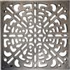 LB METALMECCANICA Griglia 25x25 cm per aerazione in ghisa sp.1 cm altezza bordo 1,5 cm LB-GA250250A LB METALMECCANICA