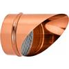 MAKA change your life quality MAKA Comignolo a Becco con Rete, Terminale in Rame per Canna Fumaria Camino Stufa a Legna Pellet e Gas, Cappello Antipioggia con Rete Antivolatile(Ø 160 mm)