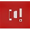 FTF - Fenstertechnik Maco Tappi di copertura - Set bianco Multi - Matic e Multi - Trend cerniere a forbice, cuscinetto angolare, nastro cuscinetto angolare (Set da 1 bianco per nastro cuscinetto angolare del battente
