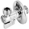 Eurotermo RUBINETTO SOTTOLAVABO A SFERA IN OTTONE CROMATO CON FILTRO 1/2X1/2 EUROTERMO