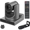 SMTAV Telecamera PTZ con monitoraggio automatico AI, ottica 20X + zoom digitale 16x, PTZ ad alta velocità, uscita 3G-SDI + HDMi+USB 3.0, supporto record locale, supporto PoE (G03684)