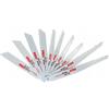 ELMAX Set di 10 lame professionali per sega, per legno, plastica e metallo, compatibile con Bosch, Dewalt, Makita, Milwaukee, HurthAG