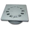 Generico Chiusino Sifonato Grigio In Polipropilene cm 15x15xh6 - Pz1