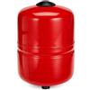 KNM TRADE Vaso di espansione per riscaldamento 50 litri, rosso per montaggio a parete, serbatoio di espansione a pressione a membrana per impianti di riscaldamento chiusi, pressione di esercizio fino a 10 bar