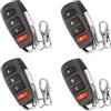 Bkiyougo Duplicatore universale per porta del garage, 433,92 MHz, per cancello elettrico, ricambio per cancello elettrico, portachiavi clonante (4 pezzi)