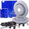 Generico ATE Set di freni asse posteriore incl. dischi freno posteriori ¯ 302 mm ventilati e pastiglie freno posteriori Compatibile con VOLVO XC60 1 SUV (156), XC60 1 VAN (156)