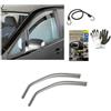 MOTO SPORT MONDO COPPIA DI DEFLETTORI ANTIVENTO PER AUTO PIOGGIA E VENTO FARAD COMPATIBILE CON OPEL CORSA F 5P 19 in poi/P.208 19 in poi 12.737 PROTEZIONE FINESTRINO DEFLETTORE ARIA PER VETRO ANTERIORE AUTO