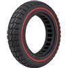 Aloskart Ruote Monopattino Elettrico 10 Pollici, Pneumatico 10x2.0, Gomme Piene per Xiaomi, Ruota Piena
