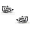 Johns Fari adatti per Fiat Panda 169 08/09- H4 Set lato guida sinistro e destro