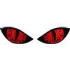 BIKE-label Reflex 910065VA - Adesivo 3D per auto, casco da moto, colore: Rosso