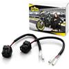 Area1 2 cavi adattatori per frecce compatibili con Yamaha MT-125, MT-07, MT-07 Pure Tracer, MT-09, MT-09 Tracer GT, MT-10, MT-10 SP, MT-03, MT-01