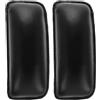 MAGICLULU 2 Pezzi Cuscinetti per Bracciolo Auto in Pu Nero, Morbido Cuscino Poggiagomito Lavabile, Riduce Affaticamento per Console Centrale e Porta Auto