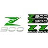 Tankpad Adesivo con logo 3D compatibile con Kawasaki Z900 verde X910122VA