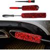 bzczh Metal Free Soft Wheel Cleaner Brush, Synthetic Wool Car Cleaning Brush, Highly Water Absorption, Dense And Durable Tire Brush for Cleaning Wheels, Rims, Spokes, Fenders, Engines…