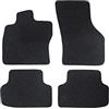 Alpha-Tex Produktions- und Handels GmbH Tappetini adatti per Subaru Justy III Tipo G3X (Costruzione 2003-2007), Robust antracite | 4 pz. | Bordo blu chiaro