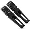 ZALTAS Pedane Pedane Posteriori Per Moto Pedane Poggiapiedi Adattatore Pilota/passeggero Per BMW Per S1000XR Per S1000 XR Pedane Moto(Color:Nero)