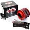 B&S Kit Filtro Aria Sportivo Aspirazione Rigenerabile Lavabile FB01014 con Profumatore Interni