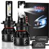 LTPAG Lampadina H7 Led, CSP H7 LED 72W 12000 LM Fari Abbaglianti o Anabbaglianti per Auto Kit - 12V 6000K Bianco Sostituzione per Luci Alogene o Lampade Hid Lampada Luminosa - 2 Anni Di Garanzia