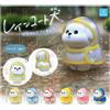 Impermeabile cane mascotte figura set completo 6 capsule giocattolo NUOVO