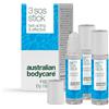 Australian Bodycare Stick SOS all'acido salicilico per brufoli, punti neri, punti bianchi, imperfezioni, rossori e pori ostruiti - trattamento rapido per una pelle più pulita con salicylic acid - 3x9 ml