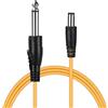 ATOMUS Tattoo DC Connettore Clip Cords 6ft Silicone Wire Cord per Motore Macchina Alimentazione Arancione