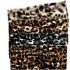 AEUXZA Fascia Capelli Donna 4 Pezzi Leopardo Boho Yoga Sport Elastica Antiscivolo Fasce Capelli Larghe e Morbide per Allenamento Corsa Fitness Skincare Trucco