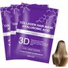 Generico Maschera per capelli al collagene 3D, Maschera per capelli, Maschere per capelli viola, Acido ialuronico, Maschera per capelli idratante con balsamo profondo per tutti i tipi di capelli (3PC)