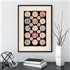 Ling88 Poster da Parete Microbiologia Batteri Microbo Stampa Artistica Old Medicine Poster Science Wall Art Pictures Canvas Painting Biology Study Office Decor Poster E Stampe - 50X70Cm