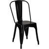 Totò Piccinni Sedia Industry in Metallo Design Industriale (1 Sedia, Nero)
